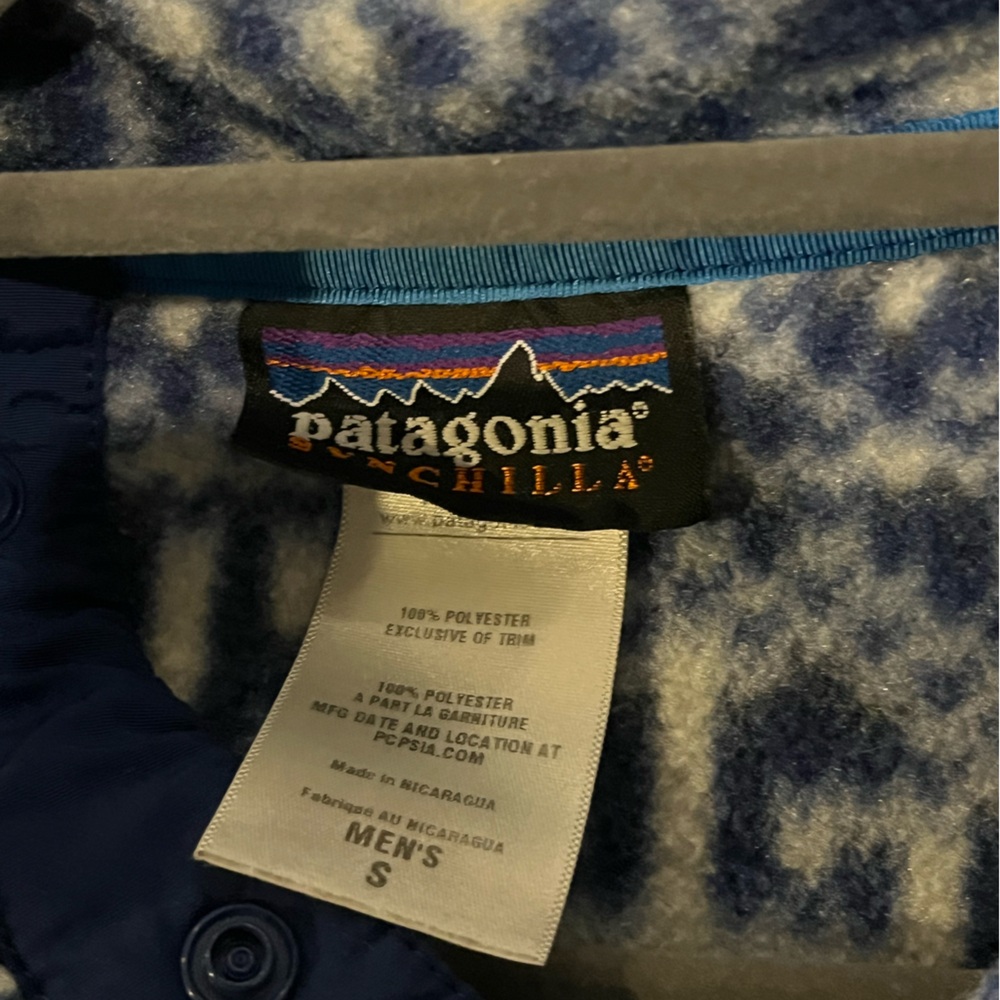 Vintage Patagonia Men’s S Aztec Fleece Snap Synchilla - Picture 5 of 7